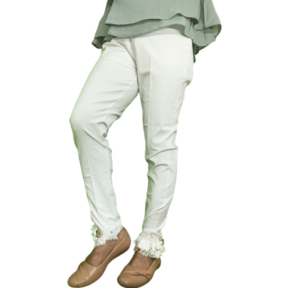 Pakistani Leggings | Women's Designer Pintuck Cotton Lycra Pants | Regular  Fit for Office School Formal Casual Daily Use - litefabric